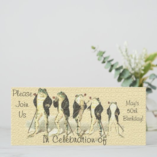 紳士 招待状 (スタンド正面)