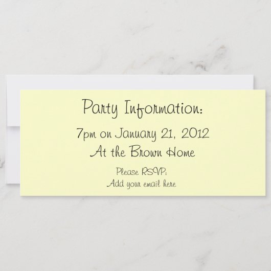 紳士 招待状 (裏面)