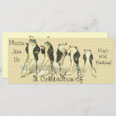 紳士 招待状 (正面/裏面)