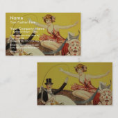 紳士Bros。 サーカスの失敗ルイーズHilton 名刺 (正面/裏面)