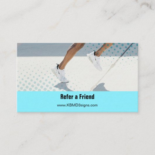 紹介したら結果を出すパーソナルトレーナー 紹介カード (正面)