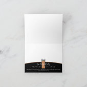 紹介してくれてありがとうウッド水彩ドア サンキューカード (内部)