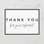 紹介してくれてありがとう、カイロプラクティック ポストカード (正面)