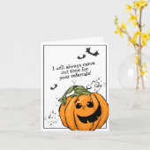 紹介のハロウィーンの時間を切り取る カード (黄色い花)