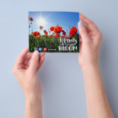 紹介は私に開花メーラー実在エステートプロモーションf チラシ (手)