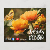 紹介は私に開花メーラー実在エステート チラシ (正面)