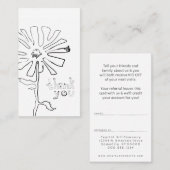 紹介はsquiggleの花感謝していしています 紹介カード (正面/裏面)