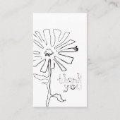 紹介はsquiggleの花感謝していしています 紹介カード (正面)