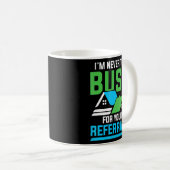 紹介を受け忙したくない コーヒーマグカップ (正面右)