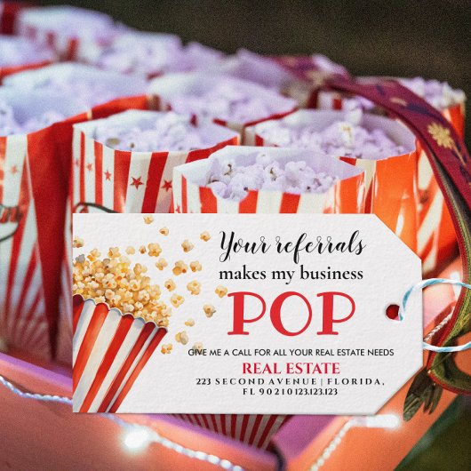 紹介を聞いて用が立つポップ・アートの | 実在地 ギフトタグ