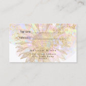 紹介カードひまわりデザイン 名刺 (裏面)