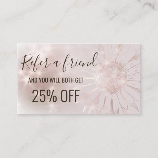 紹介カードひまわり 名刺 (正面)