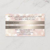 紹介カードシックな《写真》ぼけ味まつ毛&まゆげウィンク 紹介カード (裏面)