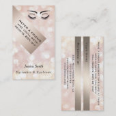 紹介カードシックな《写真》ぼけ味まつ毛&眉毛 紹介カード (正面/裏面)