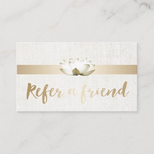 紹介カード|エレガントなはすセラピーのサロンのスパ 紹介カード (正面)