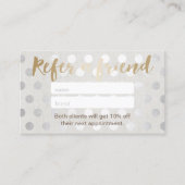 紹介カード |シルバモダンンドットヘアサロン (正面)