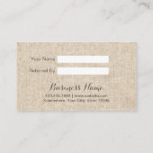 紹介カード |ヴィンテージフレームのダマスク美しいサロン (裏面)