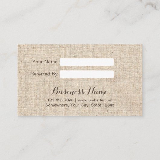 紹介カード |ヴィンテージフレームのダマスク美しいサロン (裏面)