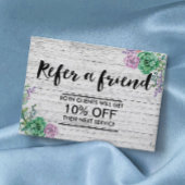 紹介カード |ヴィンテージフローラ素朴木材