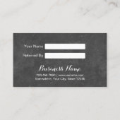 紹介カード |可愛い黒板動物スケッチ (裏面)