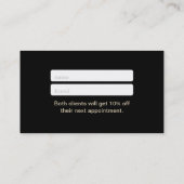 紹介カード|金ゴールドリップス化粧アーティモダンスト 紹介カード (裏面)