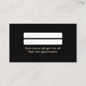 紹介カード | Red Lipsメイクアップアーティストモダン (裏面)