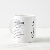 紹介コーディネーター コーヒーマグカップ (正面左)