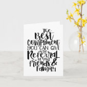 紹介サンキューカード、カイロプラクティックカード、 カード (黄色い花)