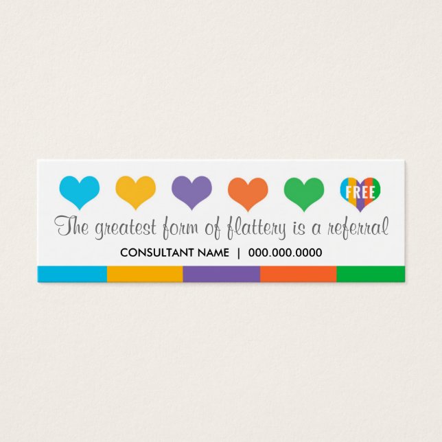 紹介パンチカード (正面)