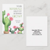 紹介ビジネス救済の成長 ノートカード (正面/裏面)