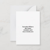 紹介ビジネス救済の成長 ノートカード (裏面)