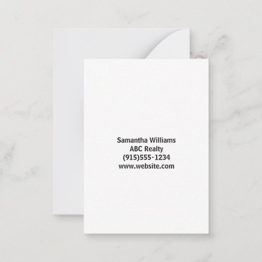 紹介ビジネス救済の成長 ノートカード (裏面)