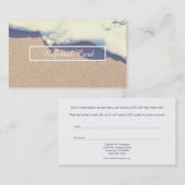 紹介プログラムの波打ち 紹介カード (正面/裏面)