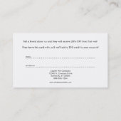 紹介プログラムの《植物》アスペンツリー 紹介カード (裏面)