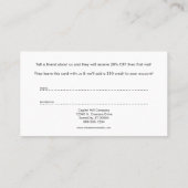 紹介プログラム葉《植物》アスペン 紹介カード (裏面)