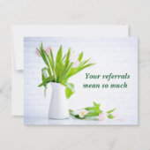 紹介モダンありがとうございます カード (正面)