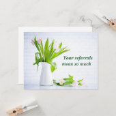 紹介モダンありがとうございます カード (正面/裏面インサイチュ)