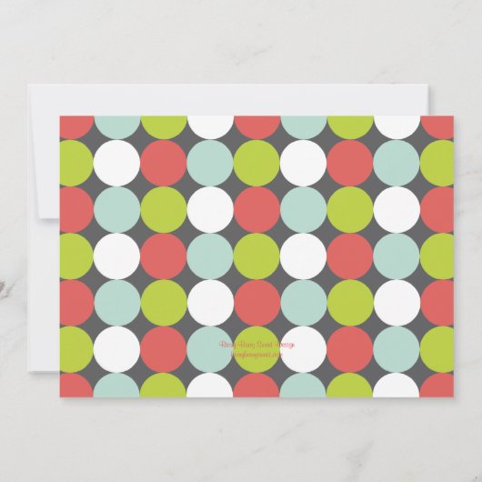 紹介モダンベビー誕生の発表 案内状 (裏面)