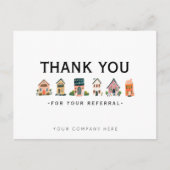 紹介不動産マーケティング感謝 ポストカード (正面)