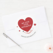 紹介医が大好き ラウンドシール (封筒)