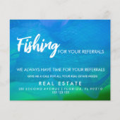 紹介実在の不動産魚釣り チラシ (正面)