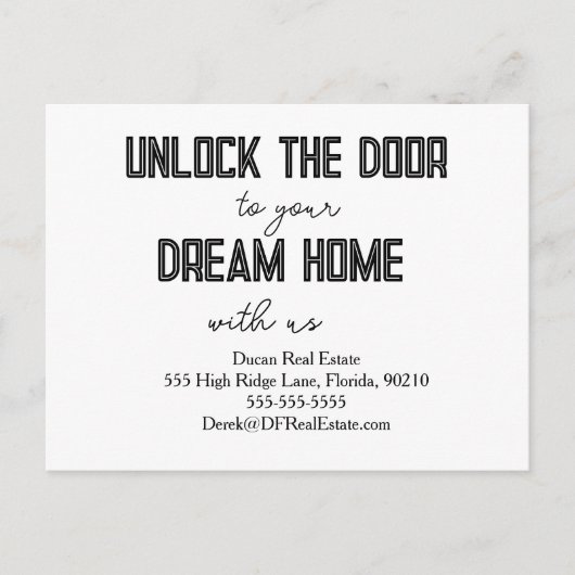 紹介実在地産マーケティング売店 ポストカード (正面)