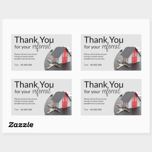 紹介実在財団感謝ビジネススクエアOva 長方形シール (シート)