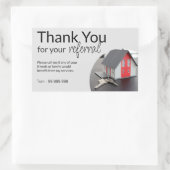 紹介実在財団感謝ビジネススクエアOva 長方形シール (バッグ)