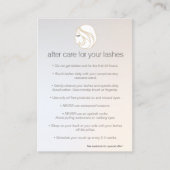 紹介後まつげ拡張ラッシュガール気にー 紹介カード (正面)