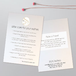 紹介後まつげ拡張ラッシュガール気にー 紹介カード