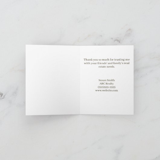 紹介感謝していによるラテポップ・アートのコーヒー サンキューカード (内部)