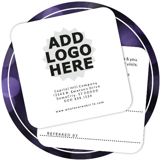 紹介感謝していスクエア 紹介カード