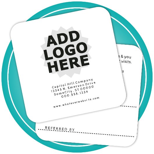 紹介感謝していスクエア 紹介カード