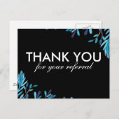 紹介感謝はがき 案内ポストカード (正面/裏面)